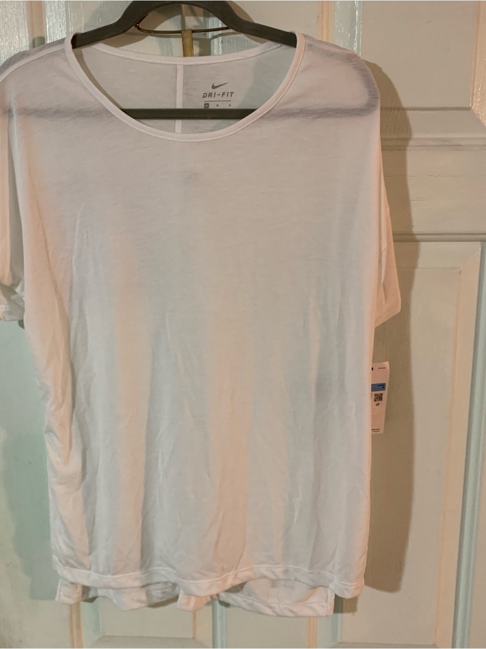Nike White Dri-FIT Short Sleeve Women's Tee